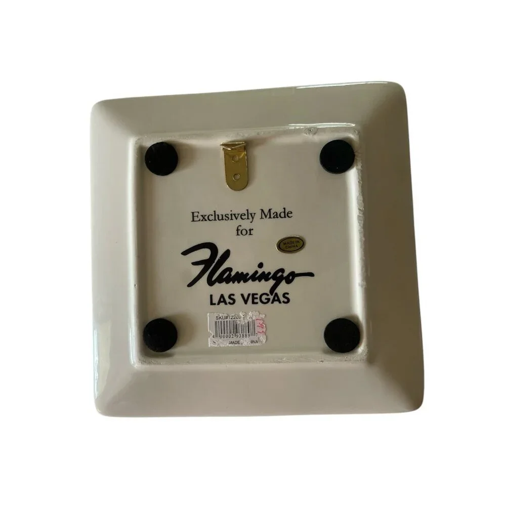 NWT Las Vegas Flamingo Ceramic Decorative Plaque.‎